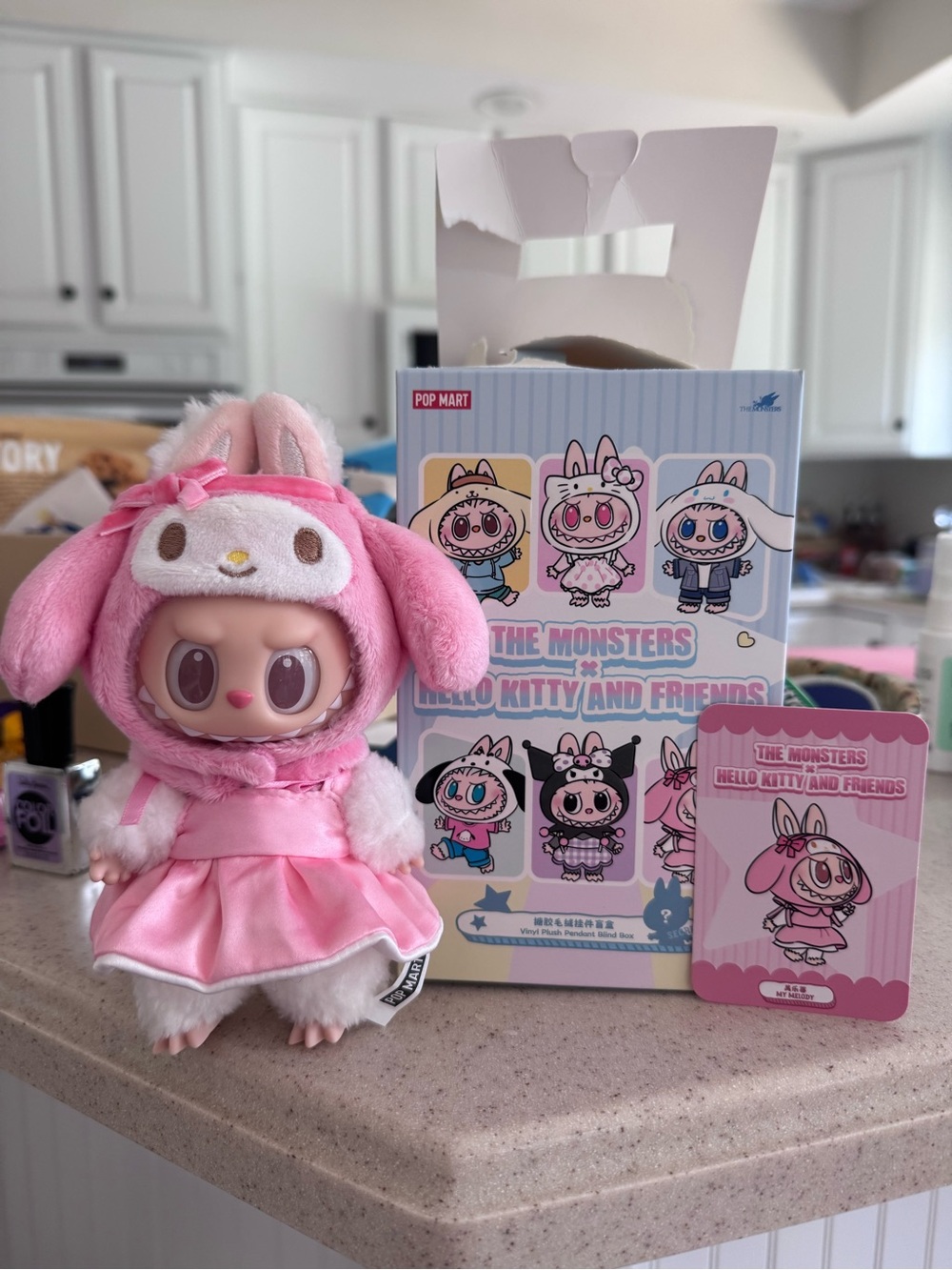 Pop Mart The Monsters Hello Kitty and Friends My Melody Plush Doll